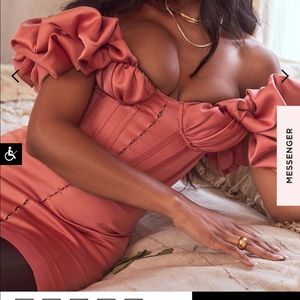 House of Cb corset dress